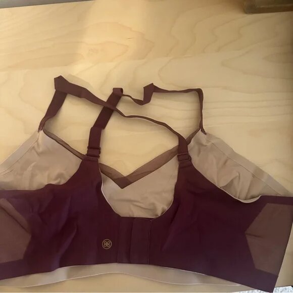 | HONEYLOVE | Burgundy Cross Back Bra - Picture 2 of 4